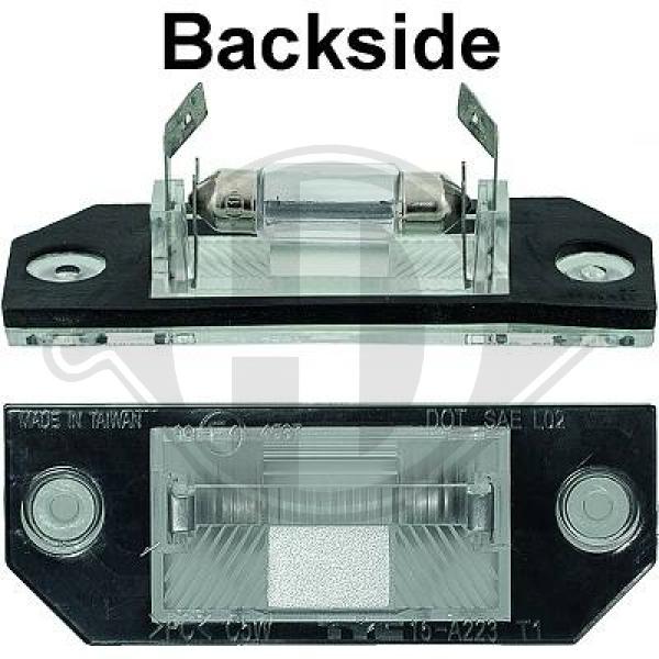 DIEDERICHS 1416292 Luce targa