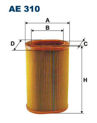 FILTRON AE 310 Vzduchový filtr