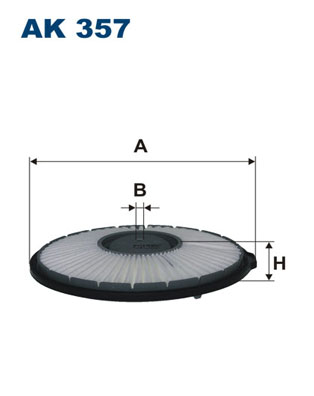 FILTRON AK 357 Vzduchový filtr