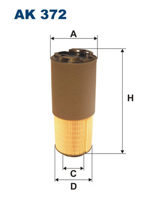 FILTRON AK 372 Vzduchový filtr