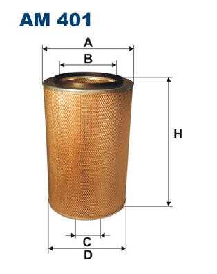 FILTRON AM 401 въздушен филтър