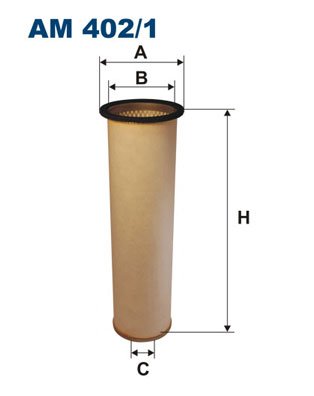 FILTRON AM 402/1W Filtro aria secondaria