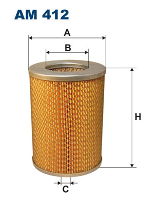 FILTRON AM 412 въздушен филтър