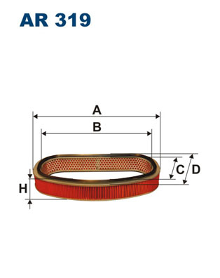 FILTRON AR 319 Vzduchový filtr