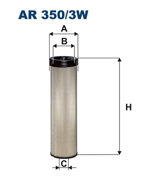 FILTRON AR 350/3W Filtro aria secondaria