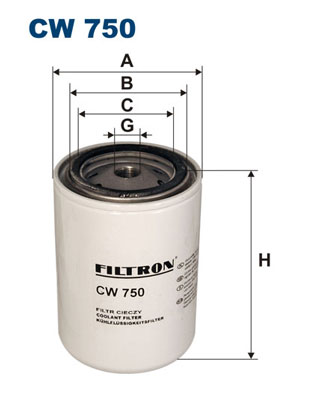 FILTRON CW 750 Kylmedelsfilter