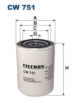 FILTRON CW 751 Filtr chladiva