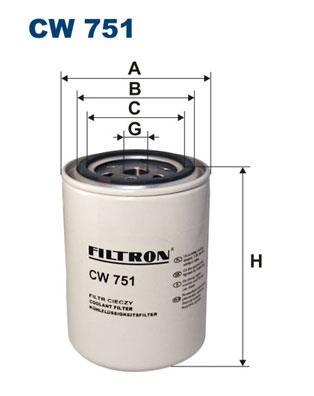 FILTRON CW 751 Kylmedelsfilter