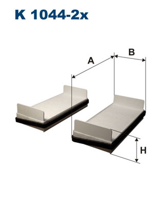 FILTRON K 1044-2x Filtr,...