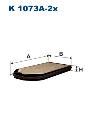 FILTRON K 1073A-2x Filtr,...