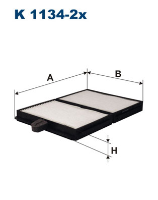 FILTRON K 1134-2x Filtro, Aria abitacolo-Filtro, Aria abitacolo-Ricambi Euro