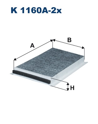 FILTRON K 1160A-2x Filtro, Aria abitacolo