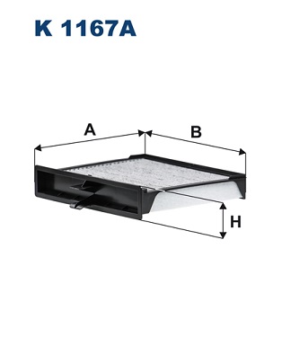 FILTRON K 1167A Filtro, Aria abitacolo-Filtro, Aria abitacolo-Ricambi Euro