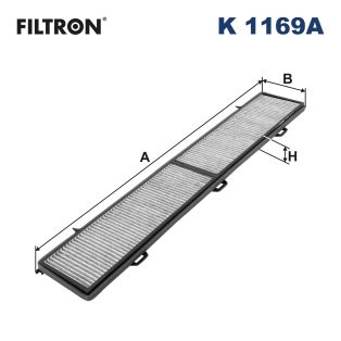 FILTRON K 1169A Filtro, Aria abitacolo-Filtro, Aria abitacolo-Ricambi Euro