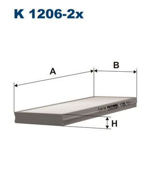 FILTRON K 1206-2x Filtro, Aria abitacolo-Filtro, Aria abitacolo-Ricambi Euro