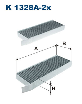 FILTRON K 1328A-2x Filtro, Aria abitacolo-Filtro, Aria abitacolo-Ricambi Euro