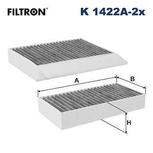 FILTRON K 1422A-2x Filtr,...