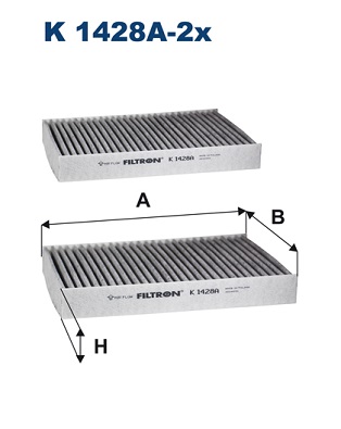 FILTRON K 1428A-2x Filtr,...