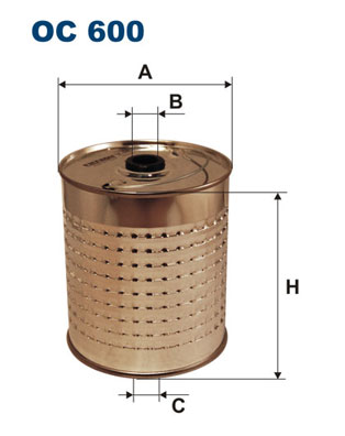 FILTRON OC 600 Olejový filtr