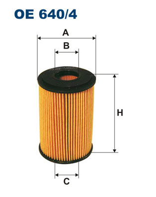 FILTRON OE 640/4 маслен филтър