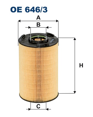 FILTRON OE 646/3 Olejový filtr