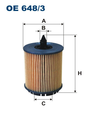 FILTRON OE 648/3 Olejový filtr