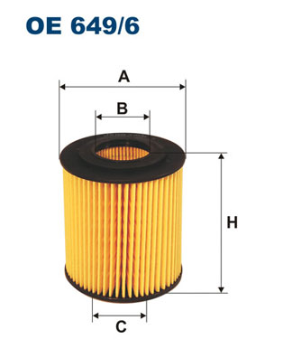 FILTRON OE 649/6 Filtro olio-Filtro olio-Ricambi Euro