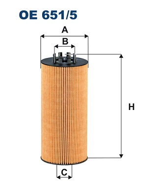 FILTRON OE 651/5 Olejový filtr