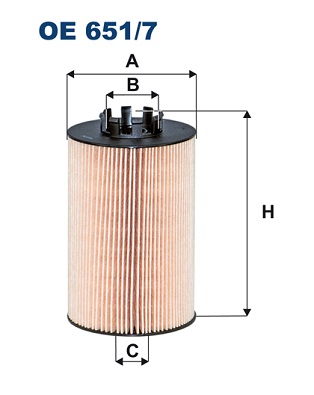 FILTRON OE 651/7 Olejový filtr