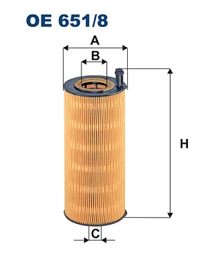 FILTRON OE 651/8 Olejový filtr