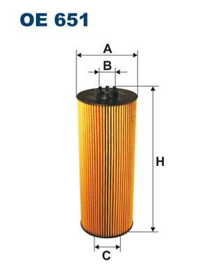 FILTRON OE 651 Filtro olio-Filtro olio-Ricambi Euro