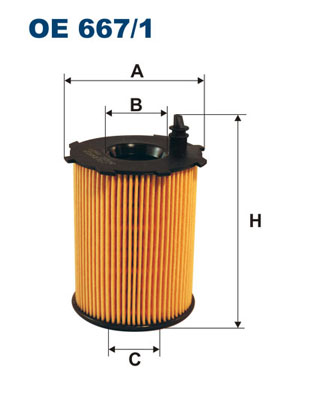 FILTRON OE 667/1 Filtro olio