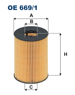 FILTRON OE 669/1 Filtro olio