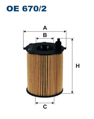 FILTRON OE 670/2 Filtro olio-Filtro olio-Ricambi Euro