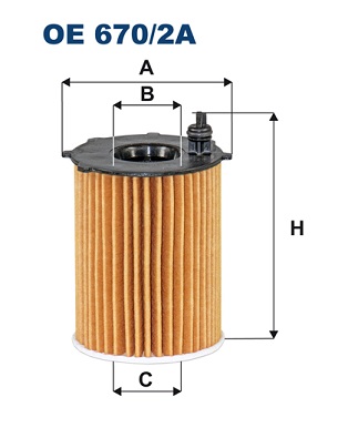FILTRON OE 670/2A Oljefilter