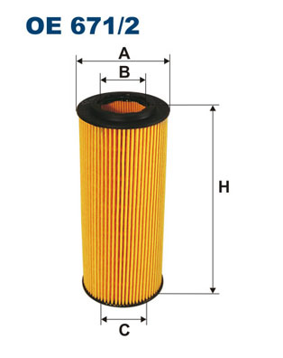 FILTRON OE 671/2 Olejový filtr