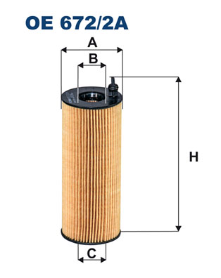FILTRON OE 672/2A Oljefilter