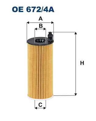 FILTRON OE 672/4A Oljefilter