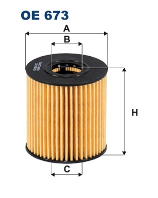 FILTRON OE 673 Filtro olio