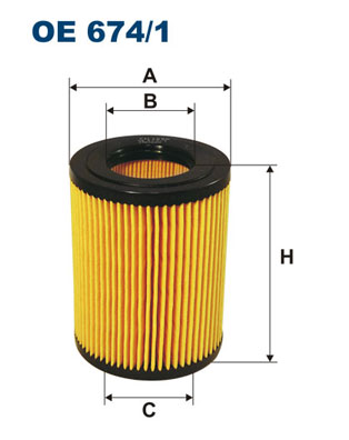 FILTRON OE 674/1 Filtro olio-Filtro olio-Ricambi Euro