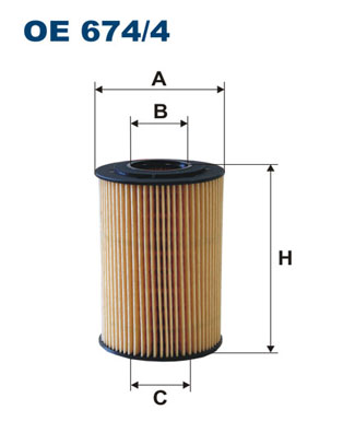 FILTRON OE 674/4 Filtro olio-Filtro olio-Ricambi Euro