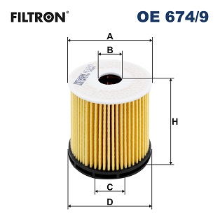 FILTRON OE 674/9 Oljefilter