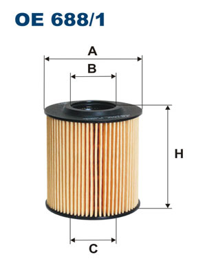 FILTRON OE 688/1 Filtro olio-Filtro olio-Ricambi Euro