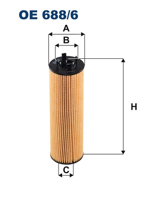 FILTRON OE 688/6 маслен филтър