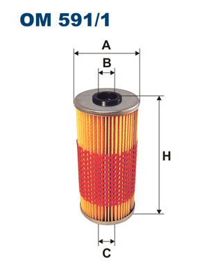 FILTRON OM 591/1 Filtro olio