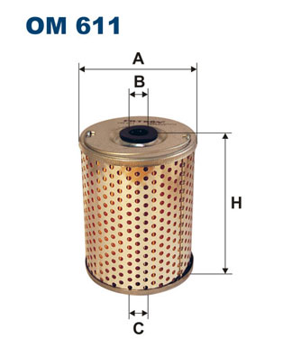 FILTRON OM 611 Filtro idraulico, Sterzo-Filtro idraulico, Sterzo-Ricambi Euro