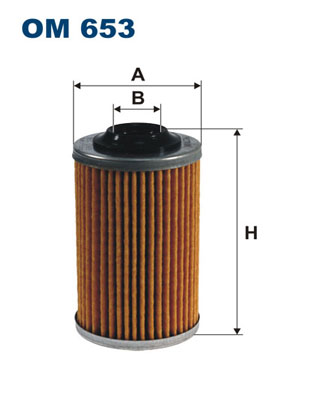 FILTRON OM 653 Filtro olio