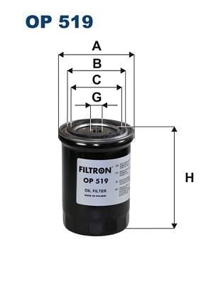 FILTRON OP 519 Filtro olio