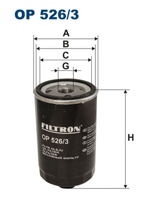 FILTRON OP 526/3 Filtro olio-Filtro olio-Ricambi Euro