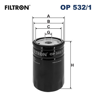 FILTRON OP 532/1 Filtro olio-Filtro olio-Ricambi Euro